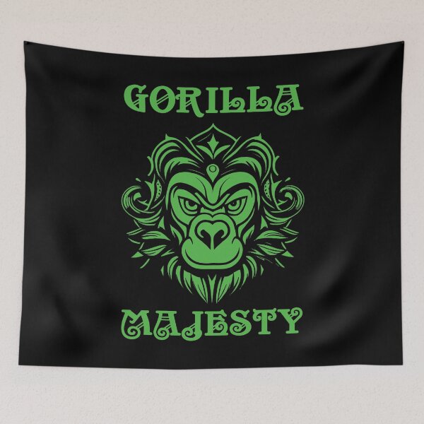 Item preview, Gorilla Coat Of Arms Green 2 designed and sold by Soulemotion.