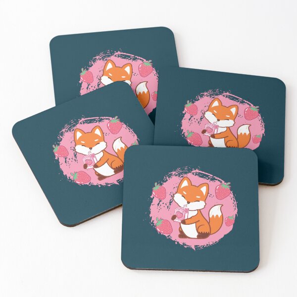 Item preview, Kawaii Fox Strawberry designed and sold by Goodong.