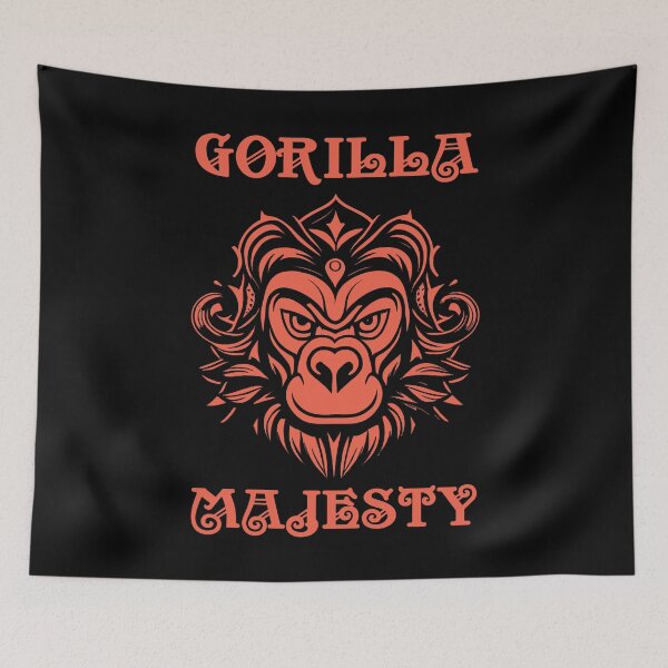 Item preview, Gorilla Crest Bright Red designed and sold by Soulemotion.