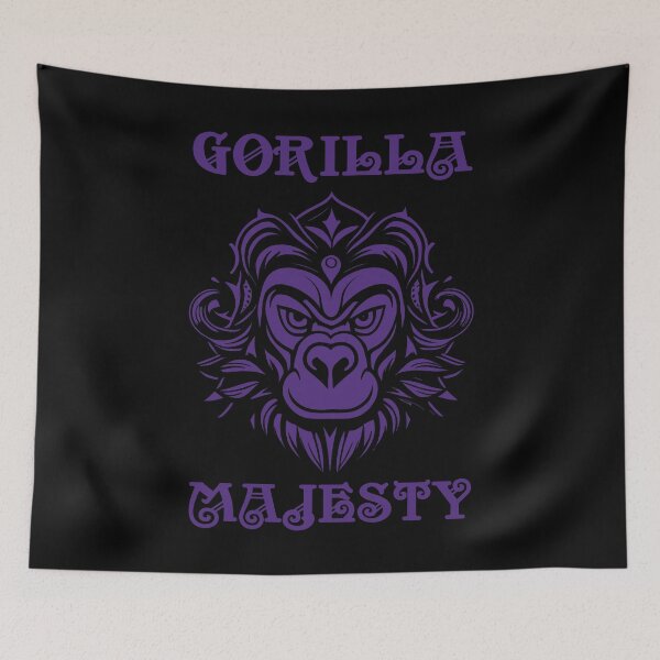 Item preview, Gorilla Coat Of Arms Indigo designed and sold by Soulemotion.