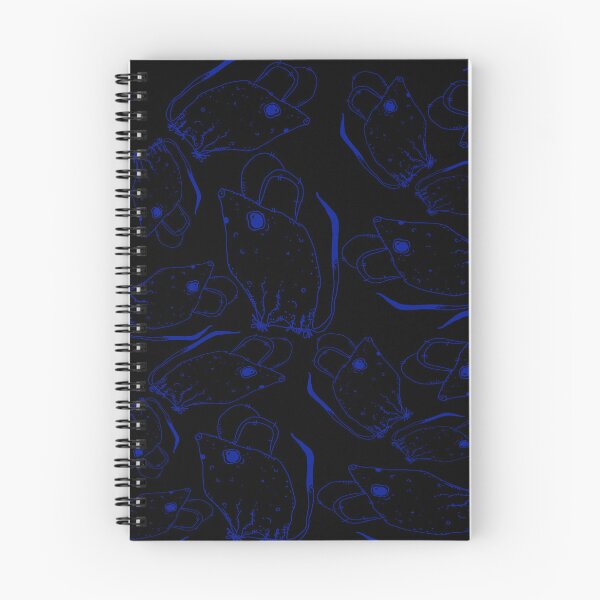 Item preview, TINY BUT MIGHTY DARK BLUE RODENT MOUSE  designed and sold by GIVENGRACE.ART.