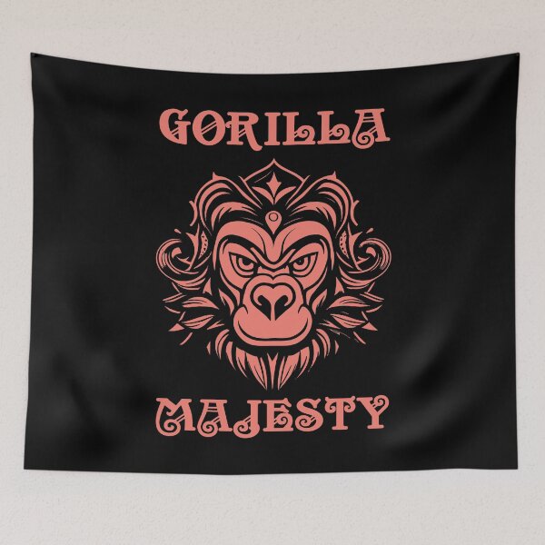 Item preview, Gorilla Coat Of Arms Salmon designed and sold by Soulemotion.