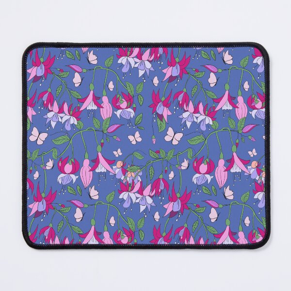 Item preview, Fuchsia Garden and Butterflies - Midnight Magic designed and sold by CandiceLocklee.