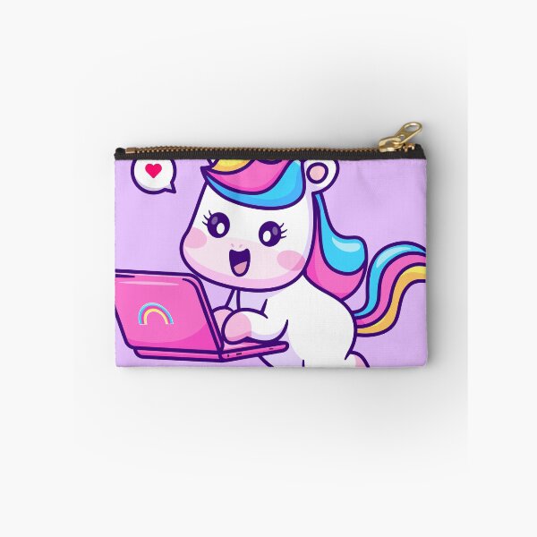 Item preview, Magical Unicorn at Work - A Cute Cartoon Illustration designed and sold by hjian8219.