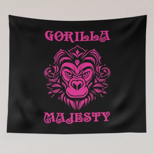 Item preview, Gorilla Coat Of Arms Pink designed and sold by Soulemotion.