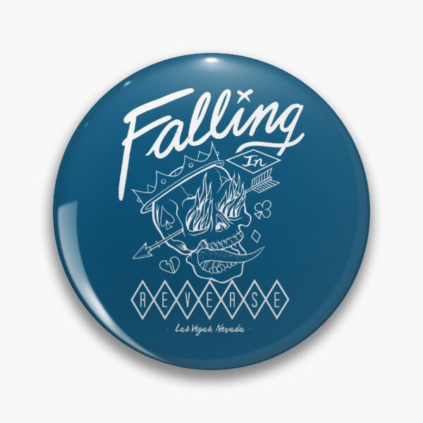 Item preview, Falling In Reverse Retro Flame Skull designed and sold by BriceXavi.