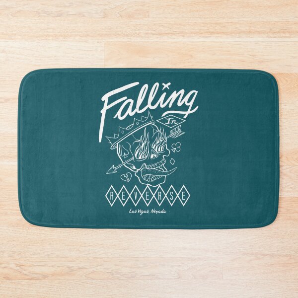 Item preview, Falling In Reverse Retro Flame Skull designed and sold by BriceXavi.