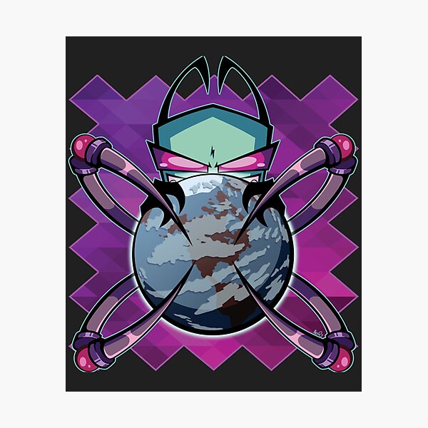 Aperçu de l'œuvre Invader Zim World is Mine Chemise créée et vendue par acreskre.