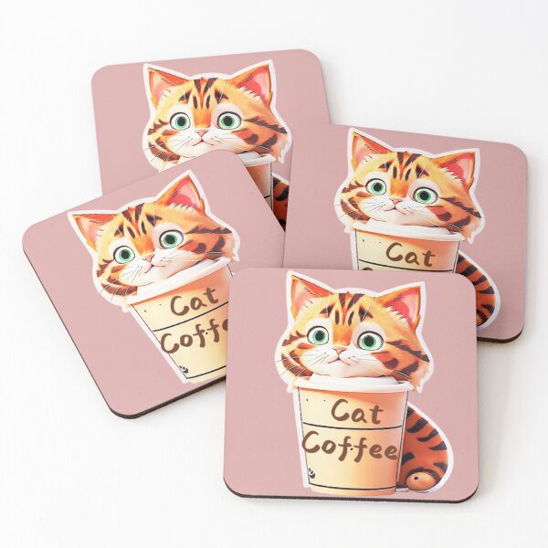 Item preview, Cat and Coffee  designed and sold by Rrrmin.