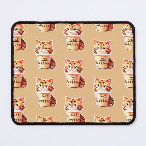 Item preview, Cat and Coffee  designed and sold by Rrrmin.