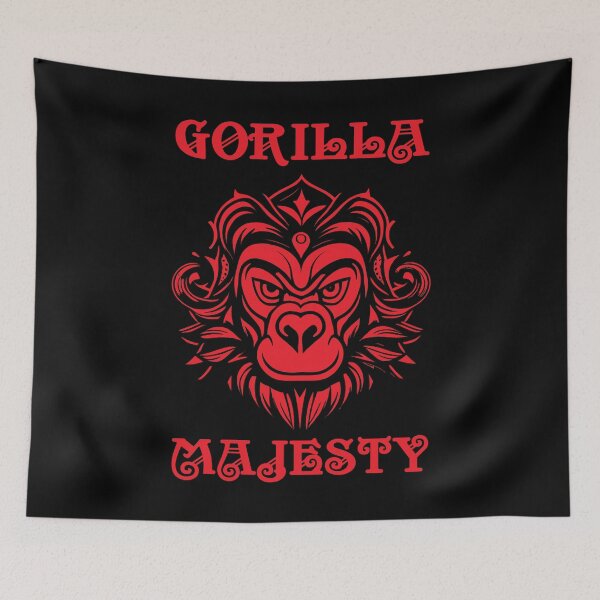 Item preview, Gorilla Coat Of Arms Red designed and sold by Soulemotion.