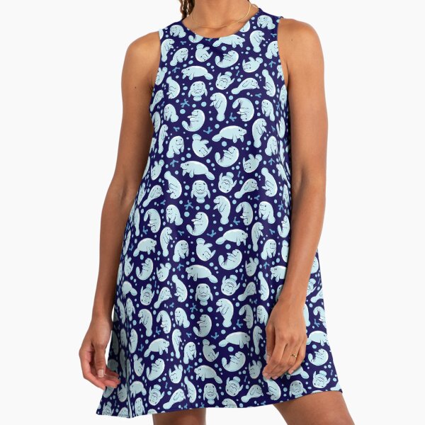 Blue Cow Dresses for Sale | Redbubble