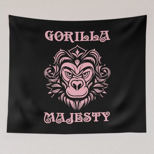 Item preview, Gorilla Coat Of Arms Soft Pink designed and sold by Soulemotion.