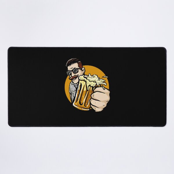 Item preview, Man holding craft beer, oktoberfest beer designed and sold by TirrellColister.