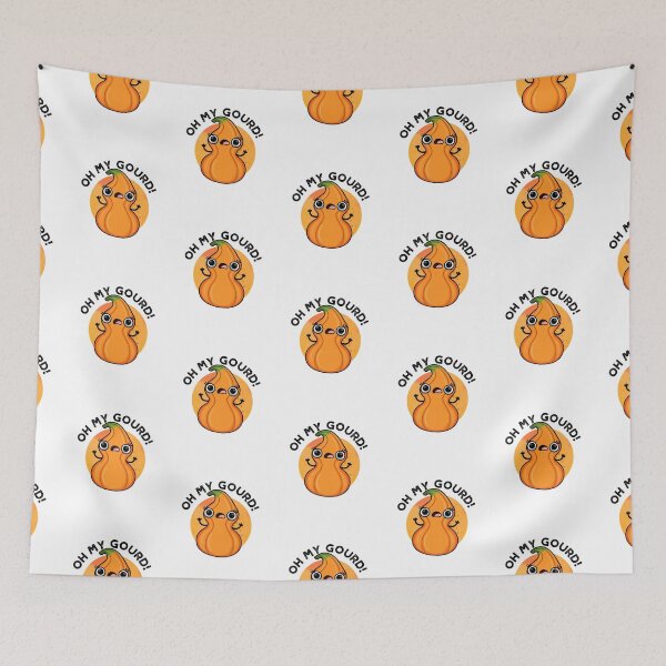 Item preview, Oh My Gourd Funny Veggie Puns  designed and sold by punnybone.