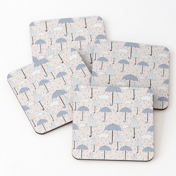 Item preview, Rainy Day Umbrellas - Pale Pink designed and sold by CandiceLocklee.