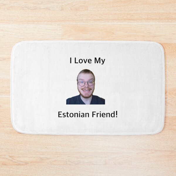 Item preview, Sinjin Drowning I Love My Estonian Friend! Aksel   designed and sold by Bortykusmu.