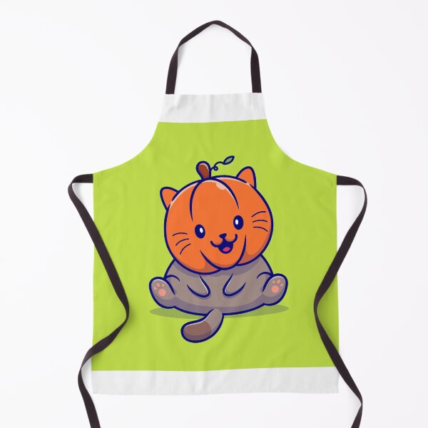 Item preview, Meow-oween Delights - Cute Cat Pumpkin Cartoon designed and sold by hjian8219.