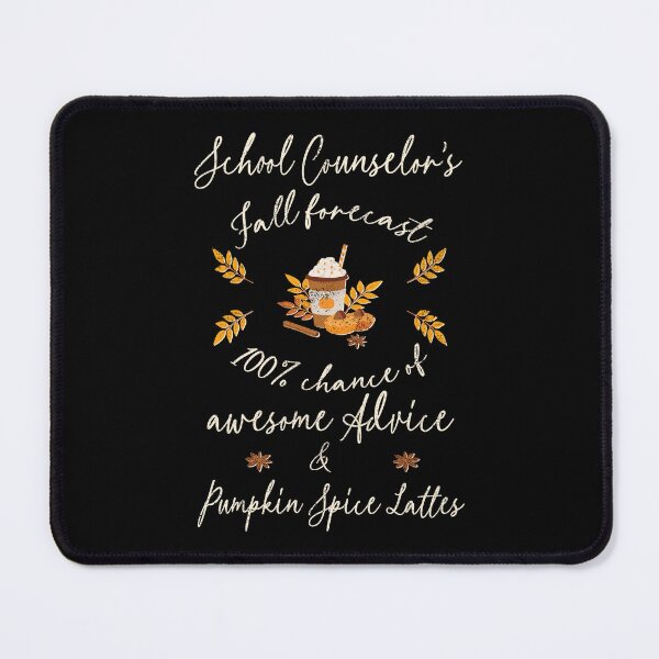 Item preview, School counselor, awesome advice & Pumpkin spice lattes script designed and sold by Line2Rhyme.