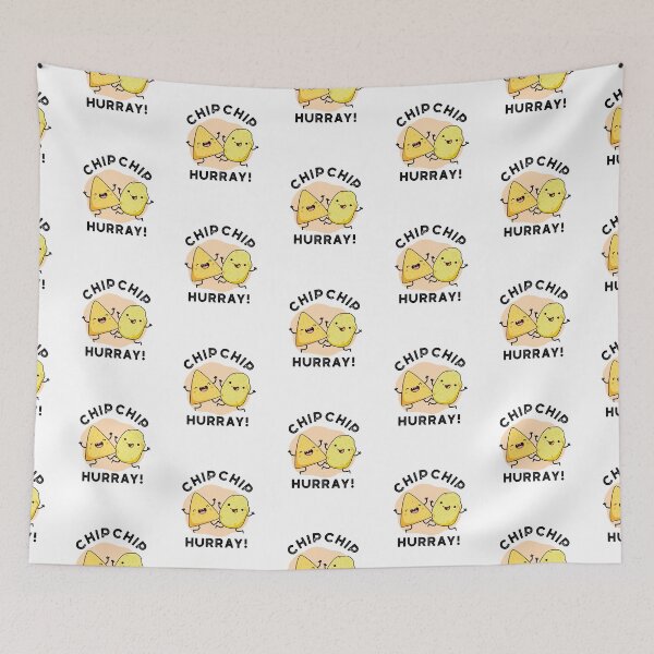 Item preview, Chip Chip Hooray Funny Food Puns designed and sold by punnybone.