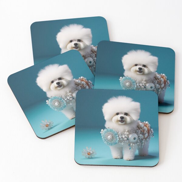 Item preview, Little White Jewel Dog - Beautiful Dog Art designed and sold by DigitalArties.