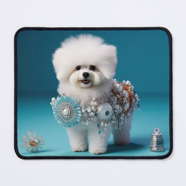 Item preview, Little White Jewel Dog - Beautiful Dog Art designed and sold by DigitalArties.