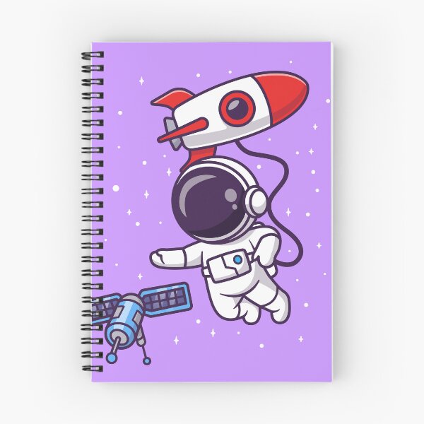 Item preview, Cosmic Adventures - Cute Astronaut Floating in Space" designed and sold by hjian8219.