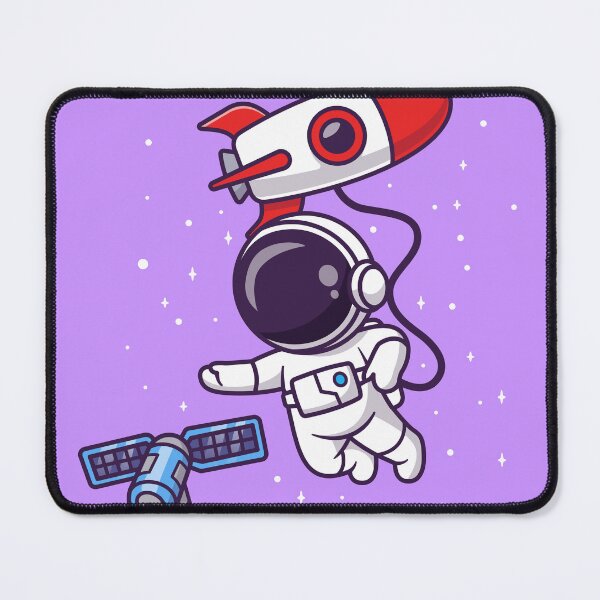Item preview, Cosmic Adventures - Cute Astronaut Floating in Space" designed and sold by hjian8219.