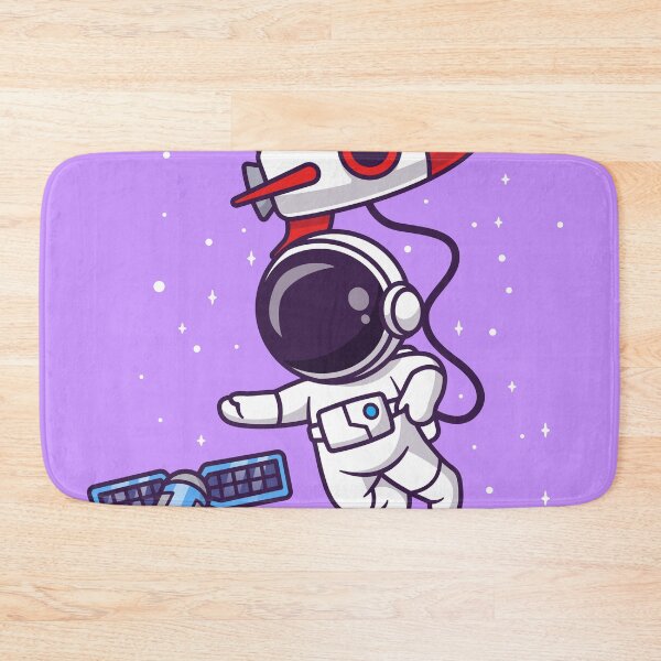Item preview, Cosmic Adventures - Cute Astronaut Floating in Space" designed and sold by hjian8219.