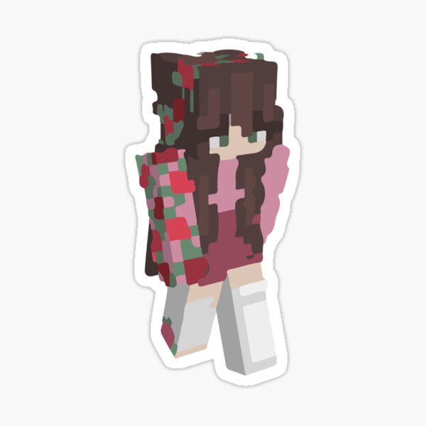 Technoblade Minecraft skin Sticker for Sale by lottedesigns