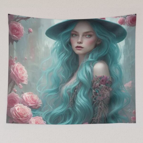 Item preview, Wary Tales Teal Witch designed and sold by WaryTales.
