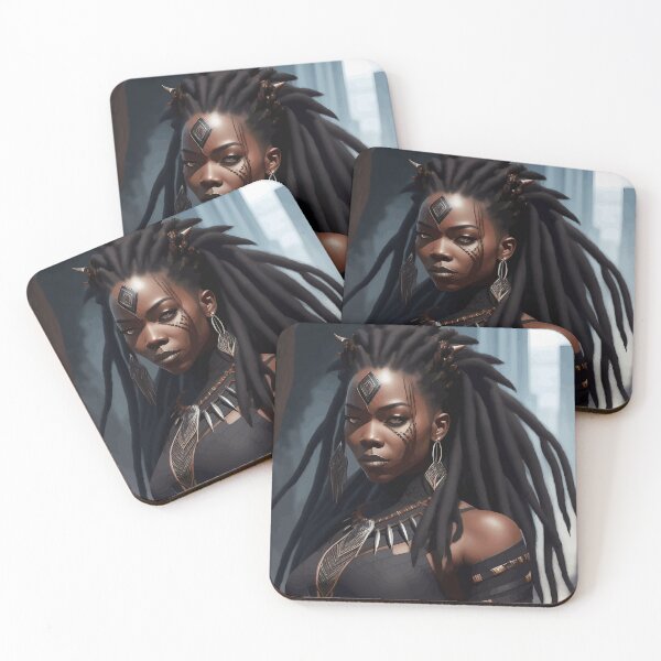 Item preview, Black Woman 5 designed and sold by Vicky Brago-Mitchell®.