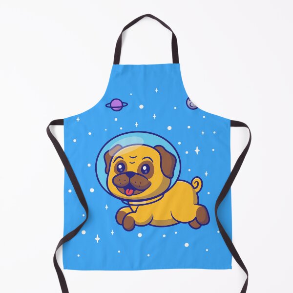 Item preview, Pawsome Space Explorer - Cute Pug Dog Astronaut Floating in Space designed and sold by hjian8219.