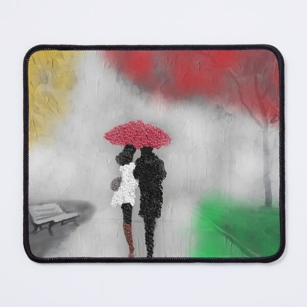 Item preview, Digital painting of a loving couple. A man and a woman on  the way. designed and sold by arun2503.