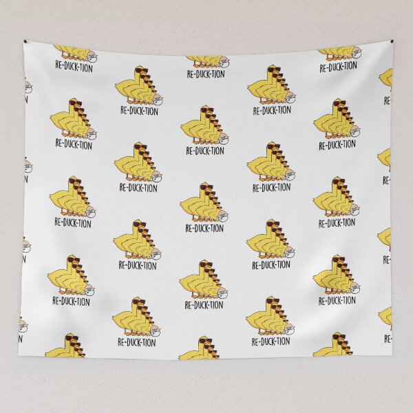 Item preview, Re-duck-tion Funny Animal Duck Puns  designed and sold by punnybone.