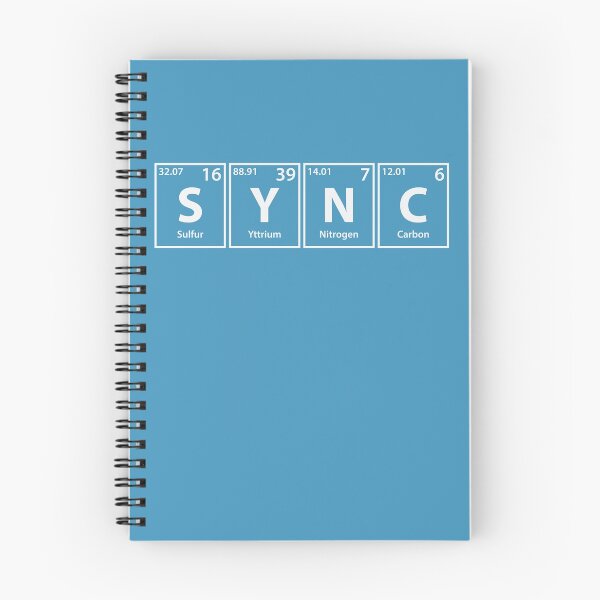 Item preview, Sync (S-Y-N-C) Periodic Elements Spelling designed and sold by cerebrands.