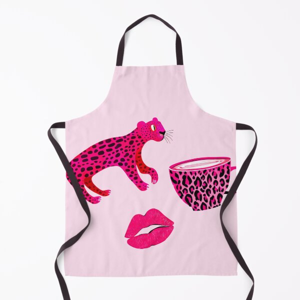 Item preview, Hot Pink Leopard, Coffee and Lips designed and sold by pocketart2023.
