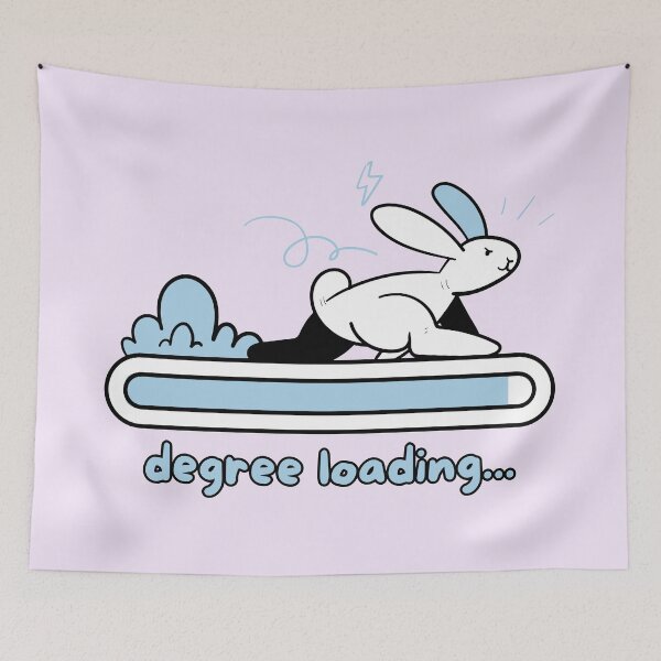 Item preview, Bunny Degree Loading designed and sold by RockyCreekArt.