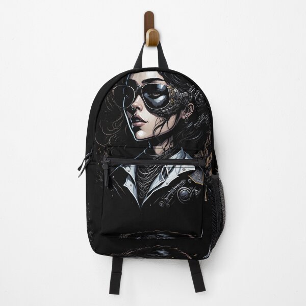 Item preview, Steampunk Style Pilot Woman Portrait designed and sold by SoccaTamam.
