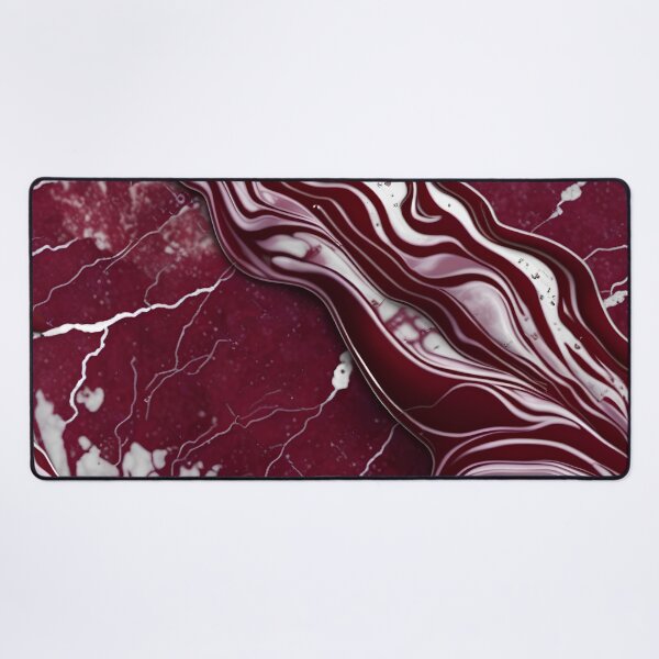 Item preview, Maroon and white marble swirls #5 designed and sold by BirdsnStuff.