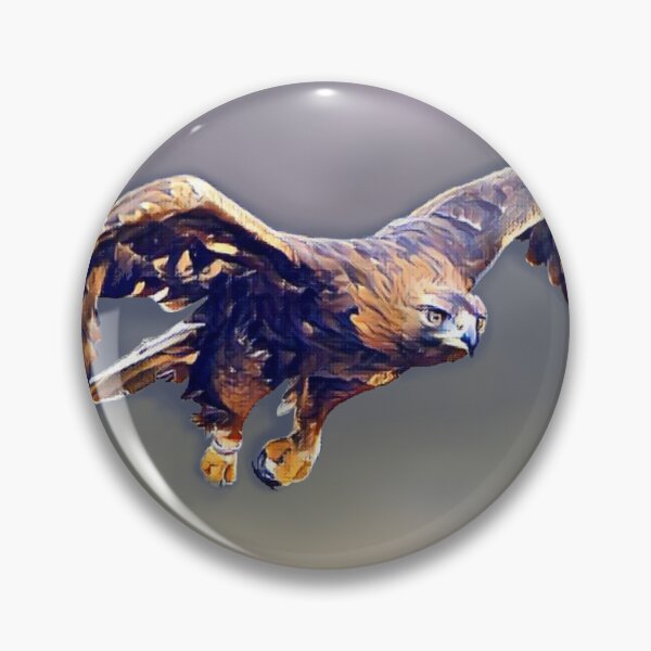 Item preview, Golden Eagle in Flight designed and sold by rossartstudio.