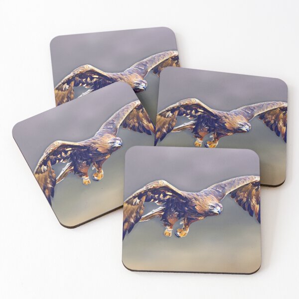Item preview, Golden Eagle in Flight designed and sold by rossartstudio.