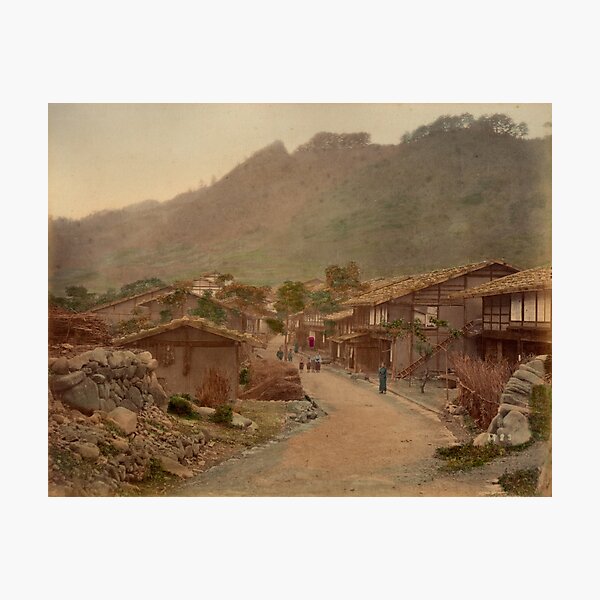 Wada village, Nakasendo Photographic Print