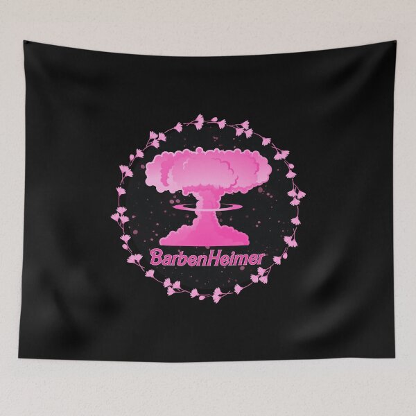 Item preview, Fun Pink BarbenHeimer Explosion Flowers Design designed and sold by doria-photos.
