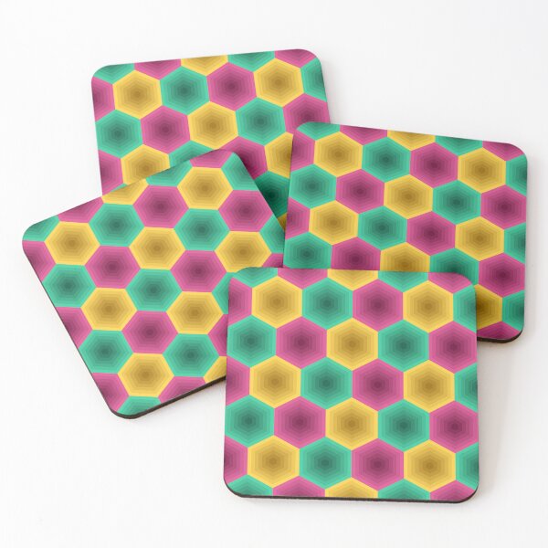 Item preview, Colorful Polygon Pattern designed and sold by TM Selvam.