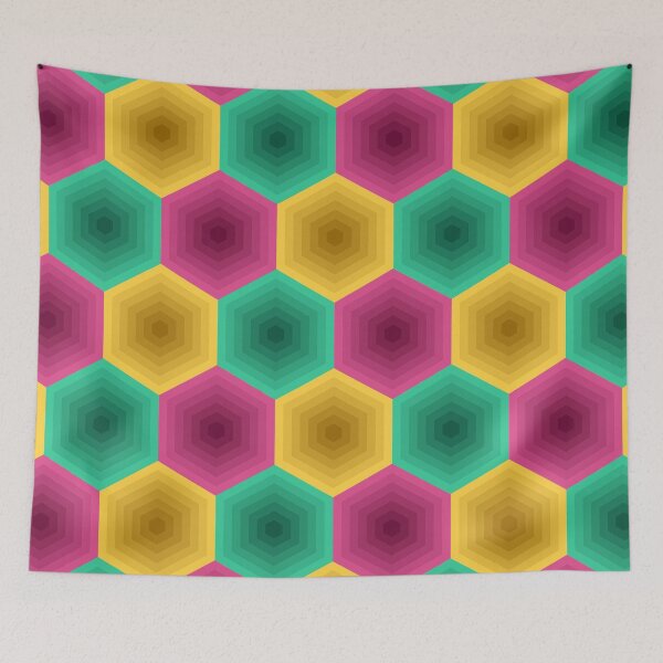 Item preview, Colorful Polygon Pattern designed and sold by TM Selvam.