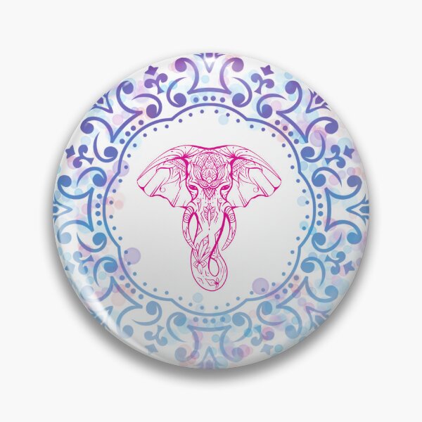 Item preview, Meditative Mandala elephant art designed and sold by Abhi Creatives.