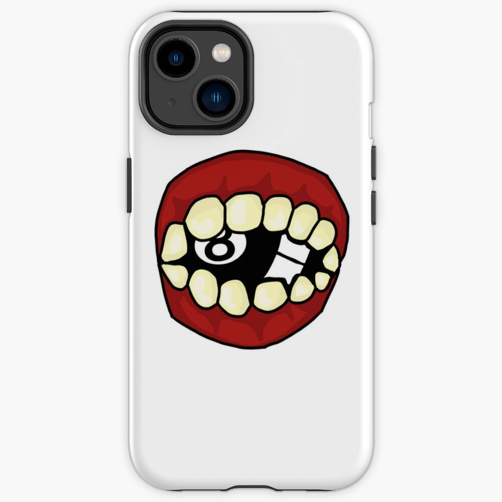 Disover 8ball in yellow teeth  | iPhone Case