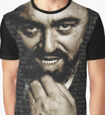 Luciano Pavarotti Grafik T-Shirt