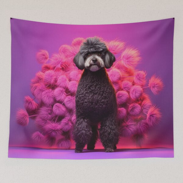 Item preview, Portuguese Water Dog Peacock - Beautiful Canine Art designed and sold by DigitalArties.